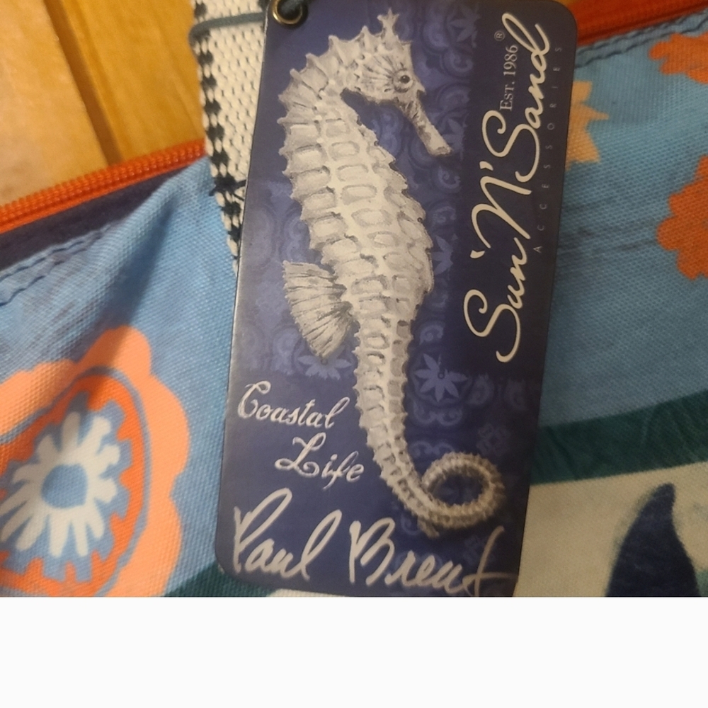 Paul Brent Coastal Life - Sea Turtle Tote Bag - BNWT - Picture 2 of 4